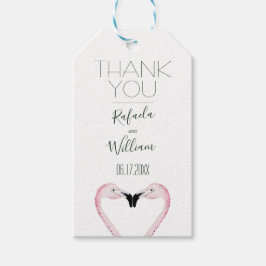 Romantic Handflatan Bröllop Tack Presentetikett