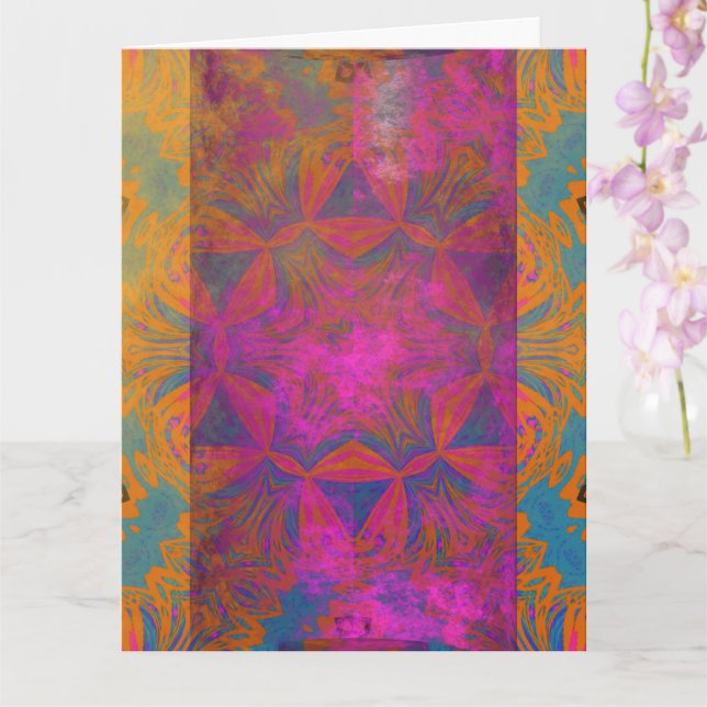 Romantic Harmony in Soft Shades Kort (Orkide)