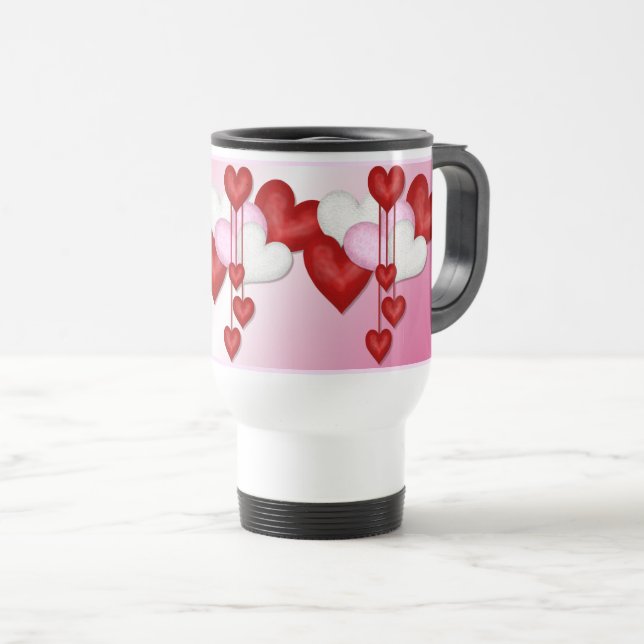 Romantic Heart Decor Mugg (Framsida höger)