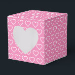 Romantic Heart Gift Boxes Presentaskar<br><div class="desc">Romantisk Rosa Hearts Gift Boxes - MIGNERAD design - Anpassade - Din Färg eller text!</div>