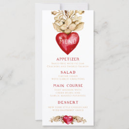 Romantic Heart | Middag-meny