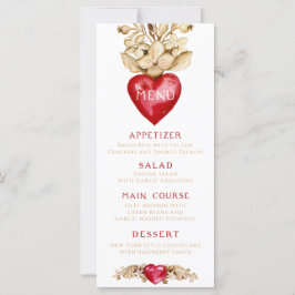 Romantic Heart | Middag-meny