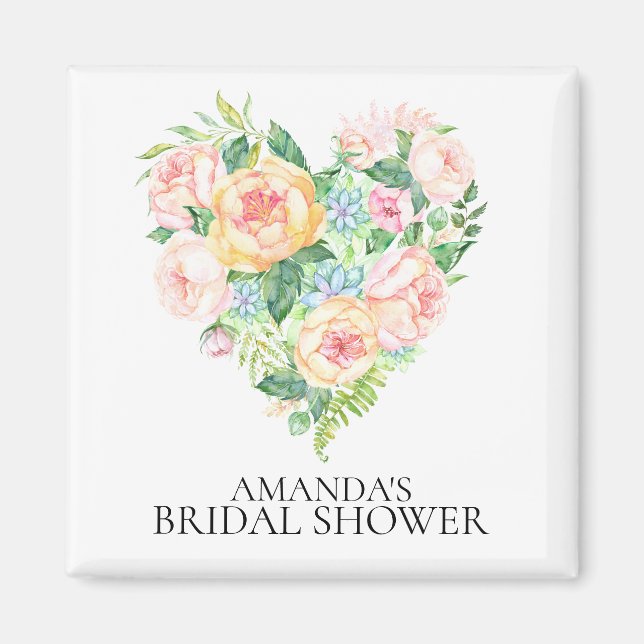 Romantic Heart-Möhippan - favoritmagnet Magnet (Framsidan)