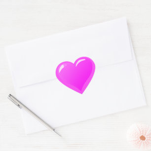 Romantic Heart-sticker din Kärlek-gåva Hjärtformat Klistermärke