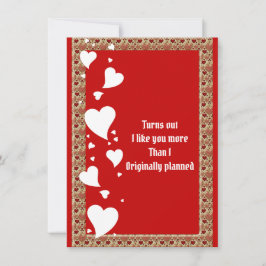 Romantic Hearts Boykompis Anpassningsbar Valentine