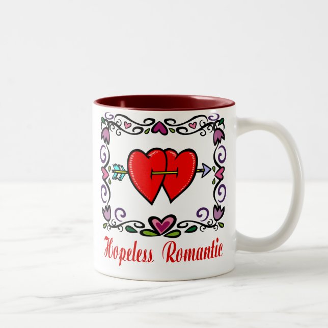 Romantic Hearts Mugg (Höger)