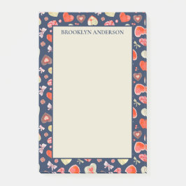 Romantic Hearts Post-it Block