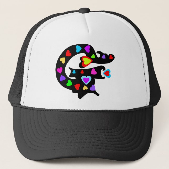 ╚" ★ Romantic Initial G Snyggt Truckerkeps ™" ╝ (Framsida)