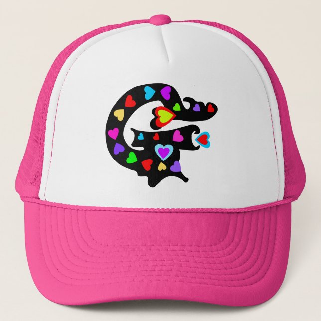 ╚" ★ Romantic Initial G Snyggt Truckerkeps ™" ╝ (Framsida)
