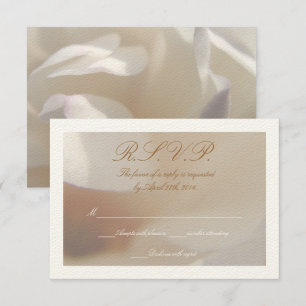 Romantic Ivory Magnolia 2 Bröllop OSA Kort