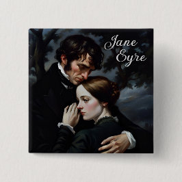 Romantic Jane Eyre och Edward Rochester Knapp