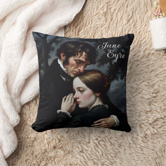 Romantic Jane Eyre och Edward Rochester Kudde (Filt)
