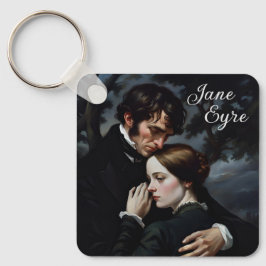 Romantic Jane Eyre och Edward Rochester Nyckelring