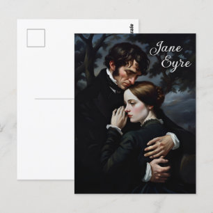 Romantic Jane Eyre och Edward Rochester Vykort