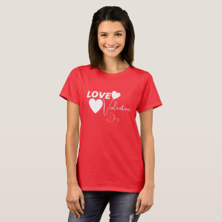 Romantic Kärlek Alla hjärtans dag T Shirt