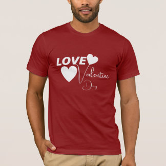 Romantic Kärlek Alla hjärtans dag T Shirt