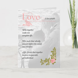 Romantic Kärlek är USA Hälsning från Soul Sonnets™ Kort