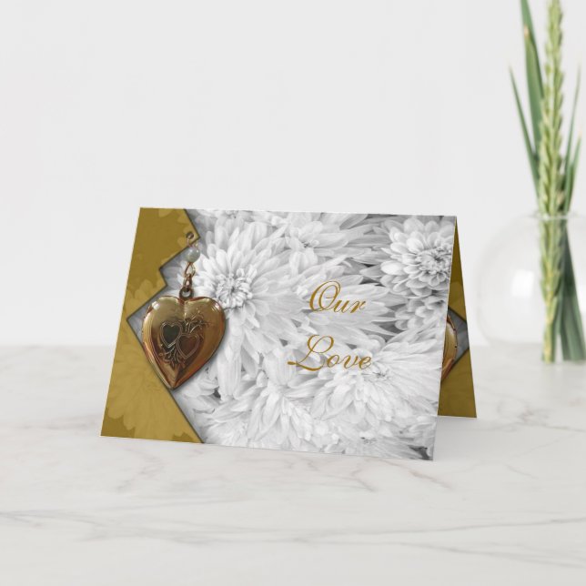 Romantic Kärlek Card Helgkort (Framsida)