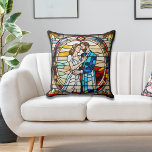 Romantic Kärlek - fastglaset Stil - Europeiska Brö Kudde<br><div class="desc">Lägg dig i den gamla världens romantik timellösa elegans med vår utmärkta europeiska inspirerade konstform Elegant bröllop. Denna unika samling, som med största noggrannhet och noggrannhet är skapad, ger liv åt det förtjusande inslaget i ett klassiskt Victorianskt bröllop, fyllt av livliga nyanser och mönster som påminner om en färgstark nedfläckad-glaskonst....</div>
