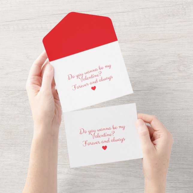 Romantic Kärlek Frieri kort (Tearaway)