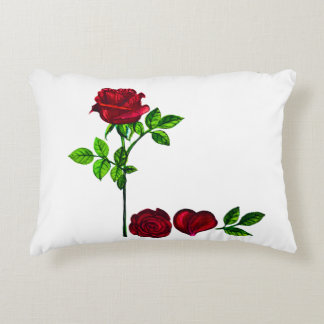 Romantic KÄRLEK Hand-Paílated Ro Dekorativ kudde