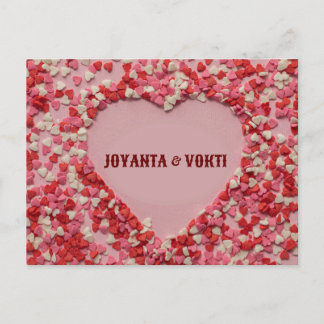 Romantic kärlek Joyanta och vokti-presentkort Vykort
