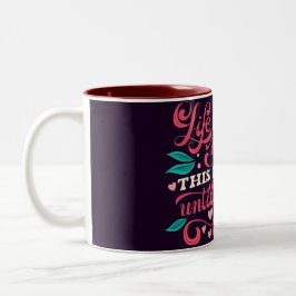 Romantic Kärlek Lettering Mugg