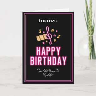 Romantic Kärlek Man Swehoney Birthday Personalize Kort