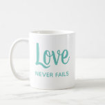 Romantic Kärlek Misslyckas aldrig relationsgåva Kaffemugg<br><div class="desc">Mugg lyder " Kärlek Misslyckas aldrig " Romantic Kärlek Misslyckas aldrig relationer Gift Coffee MugPERSONALIZED Relationship eller Kärlek Gift for Boykompis eller Girlkompis, Kärlek Relationship Quote Mugg, Kärlek Mugg Bröllopsfest, Gift från Boykompis, Gift från Girlkompis, bröllopsgåvor, Marskalkar, Bridesmaid Gifts, muggar, personliger Gåvor, Parents Gift mugCustom-utskriven anpassningsbar för kaffe med dina...</div>