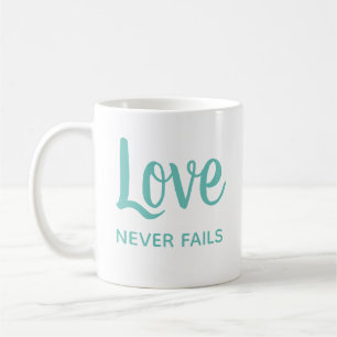 Romantic Kärlek Misslyckas aldrig relationsgåva Kaffemugg