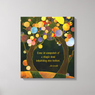 Romantic Kärlek Quote Bröllop Gift Canvastryck