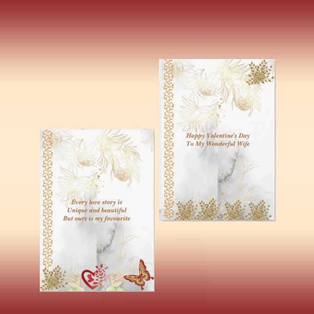 Romantic Kärlek Quote Maka Ro Guld Valentine (Skapare uppladdad)