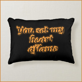 Romantic Kärlek Quote Prydnadskudde