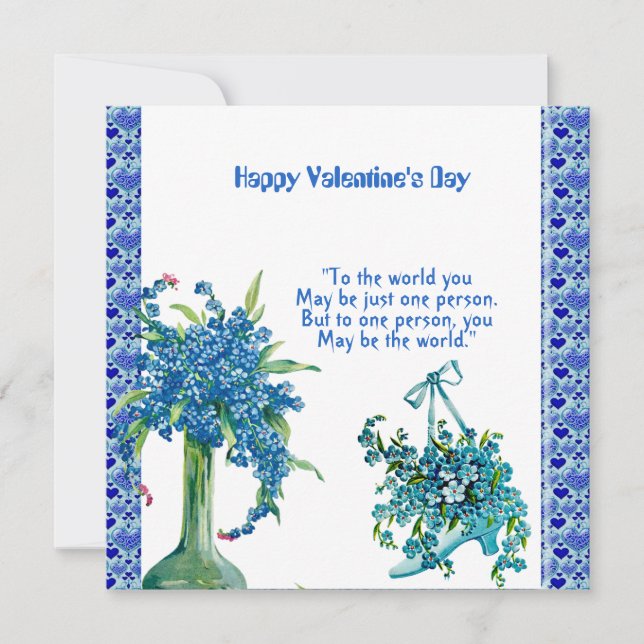 Romantic Kärlek Quote Swehoney Blommigt Vas Anpass (Framsida)