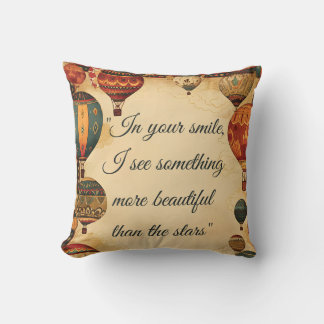 Romantic Kärlek Quote Typography-Anniury Gift Kudde