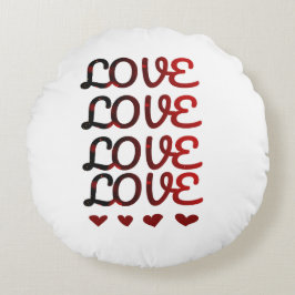Romantic Kärlek Round Pillow ,Valentines GIFT Rund Kudde