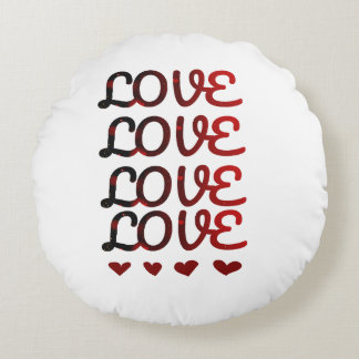 Romantic Kärlek Round Pillow ,Valentines GIFT Rund Kudde