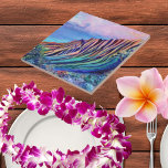 Romantic Kauai Kalalau Valley Kakelplatta<br><div class="desc">Inget besök i Kauai är färdigt utan att gå upp till den sista utkikningen för att se den berömda Kalalau-dalen.</div>