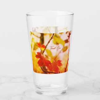 Romantic Leaves Boho – Botanical Fantasy Thank You Glaskopp