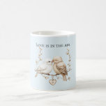 Romantic Love Birds Heart  Kaffemugg<br><div class="desc">Romantic Love Birds Heart</div>