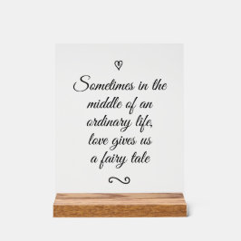 Romantic Love Calligraphy Fairy Tale Wedding