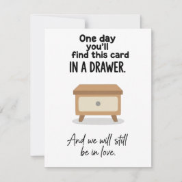 Romantic Love Card • Valentine Gift for Couple Julkort