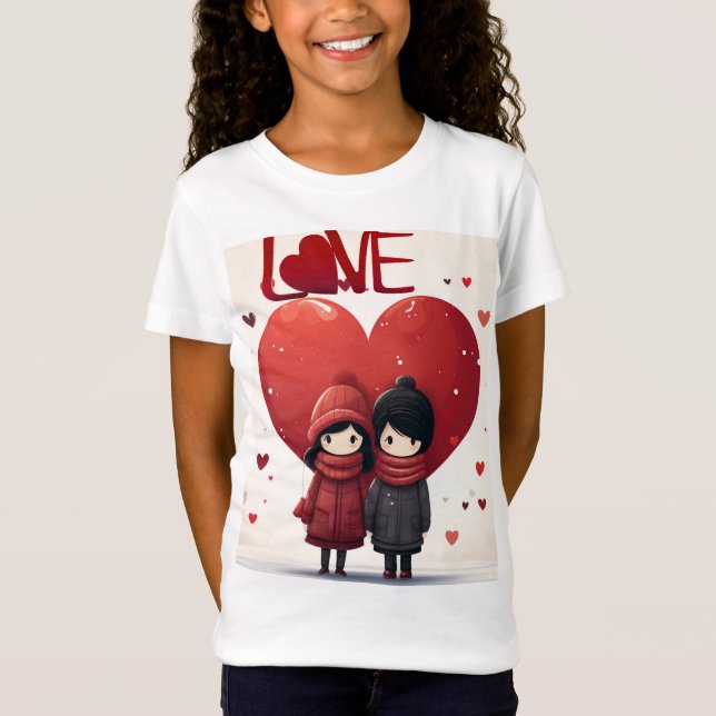 Romantic Love Quote Design  T Shirt (Framsida)