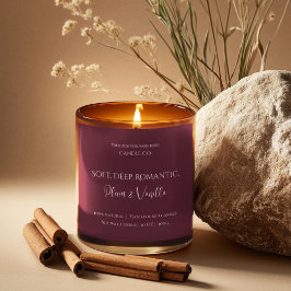 Romantic Luxury Love Design - Velvet Kiss Candle Fyrkantigt Klistermärke