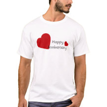 Romantic Lycklig-årsdagen T Shirt