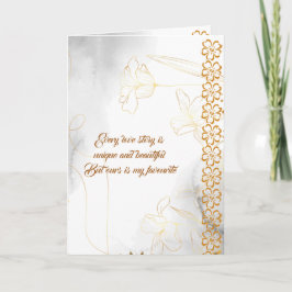 Romantic Make Wife Kärlek Quote Blommigt Valentine Helgkort