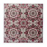 Romantic Mandala Tiles Kakelplatta<br><div class="desc">Uppgradera ditt hem med mandalatplattor som är infekterade med kärlek - perfekt för bakgrundsutslag,  underlägg eller ett överraskningsbadrumsreno för din partner.</div>
