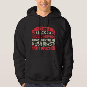 Romantic Måne Soulmate Designer for a Måne Astrono Hoodie