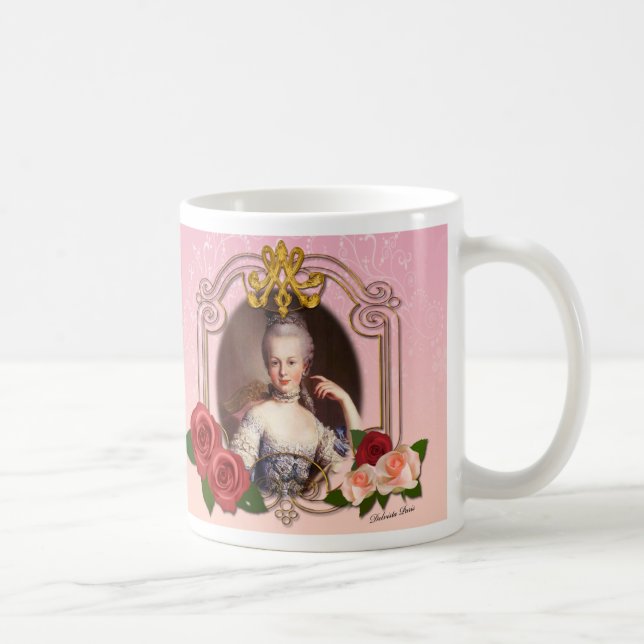 Romantic Marie Antoinette Mug Pink マグカップ Kaffemugg (Höger)