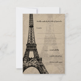 Romantic Mason Burk Shadows Damask Wedding OSA Kort
